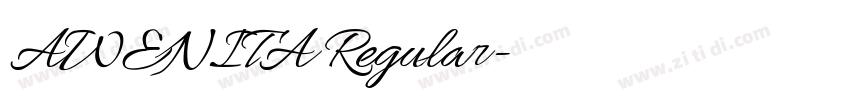 AWENITA Regular字体转换 AWENITA Regular字体转换